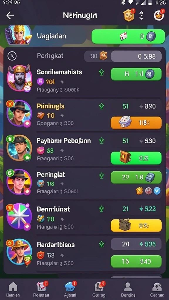 doublewin - Fitur sosial yang mendukung interaksi antar pemain.