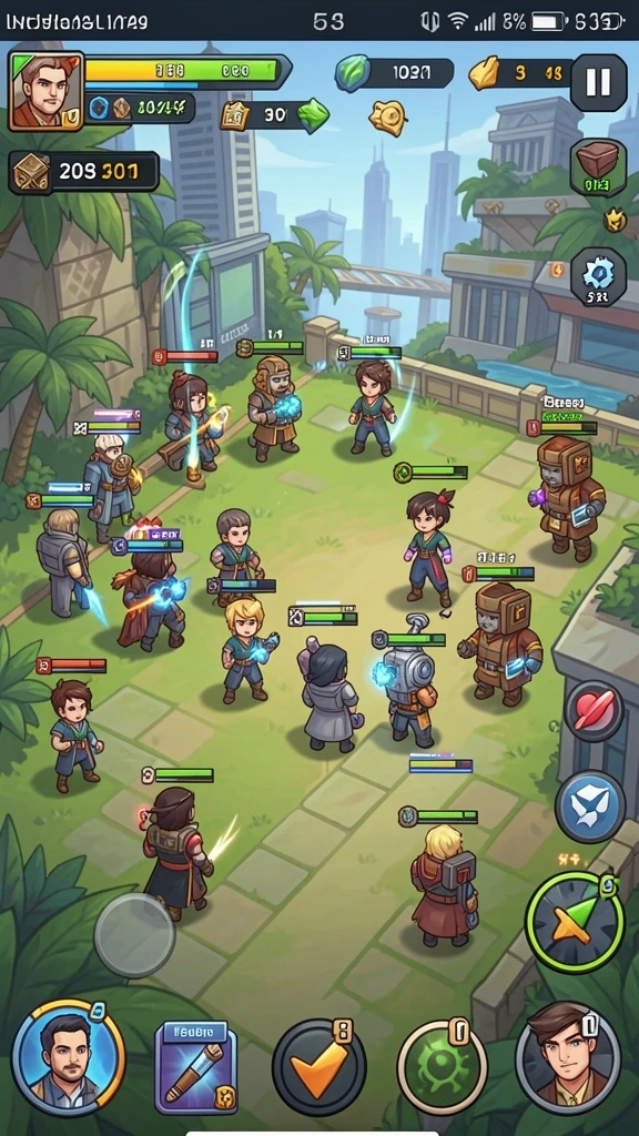 dy01 - Menunjukkan mode multiplayer dengan pemain lain.