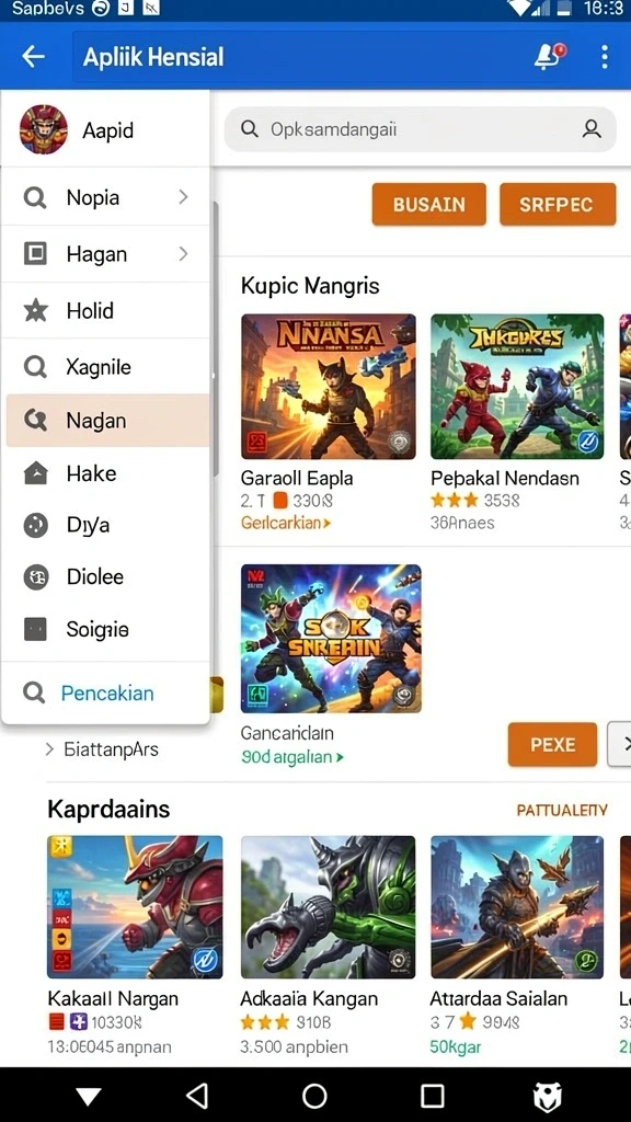 hptoto - Screenshot aplikasi HPTOTO: tampilan menu utama yang menarik.