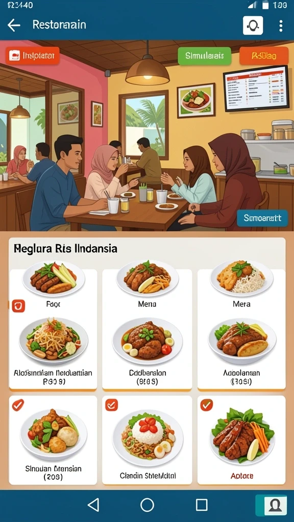 kangtoto - Tampilan antarmuka yang menarik dan mudah dinavigasi.