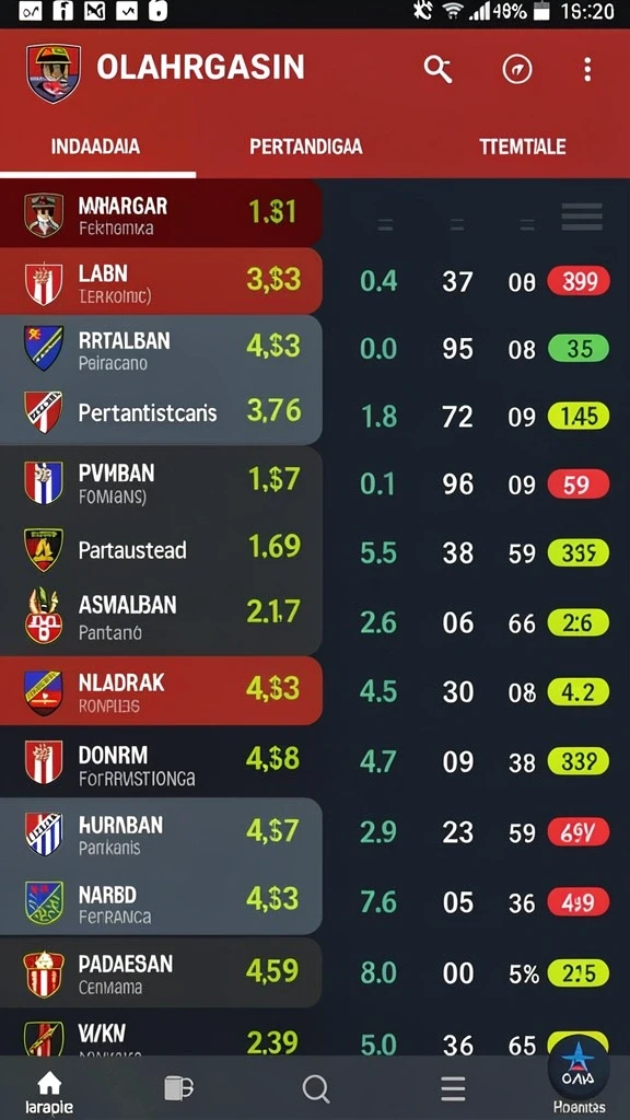 pisangbet - Tampilan antarmuka yang ramah pengguna dan intuitif.